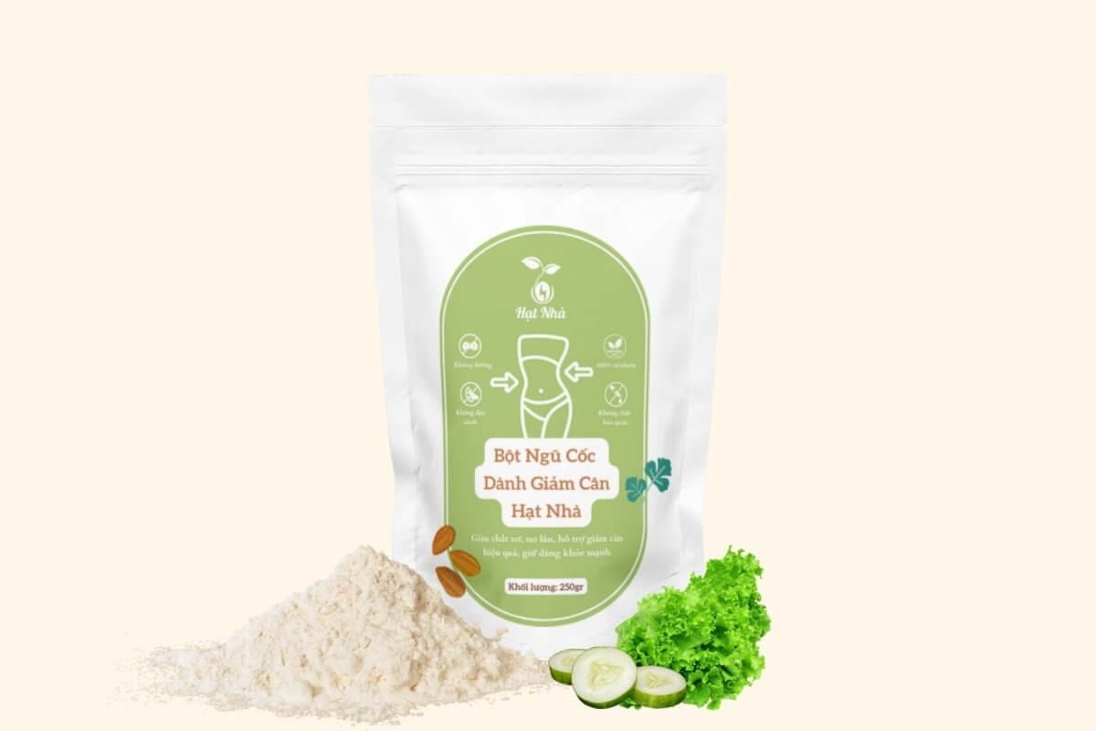 Bột Ngũ cốc giảm cân hạt nhà
