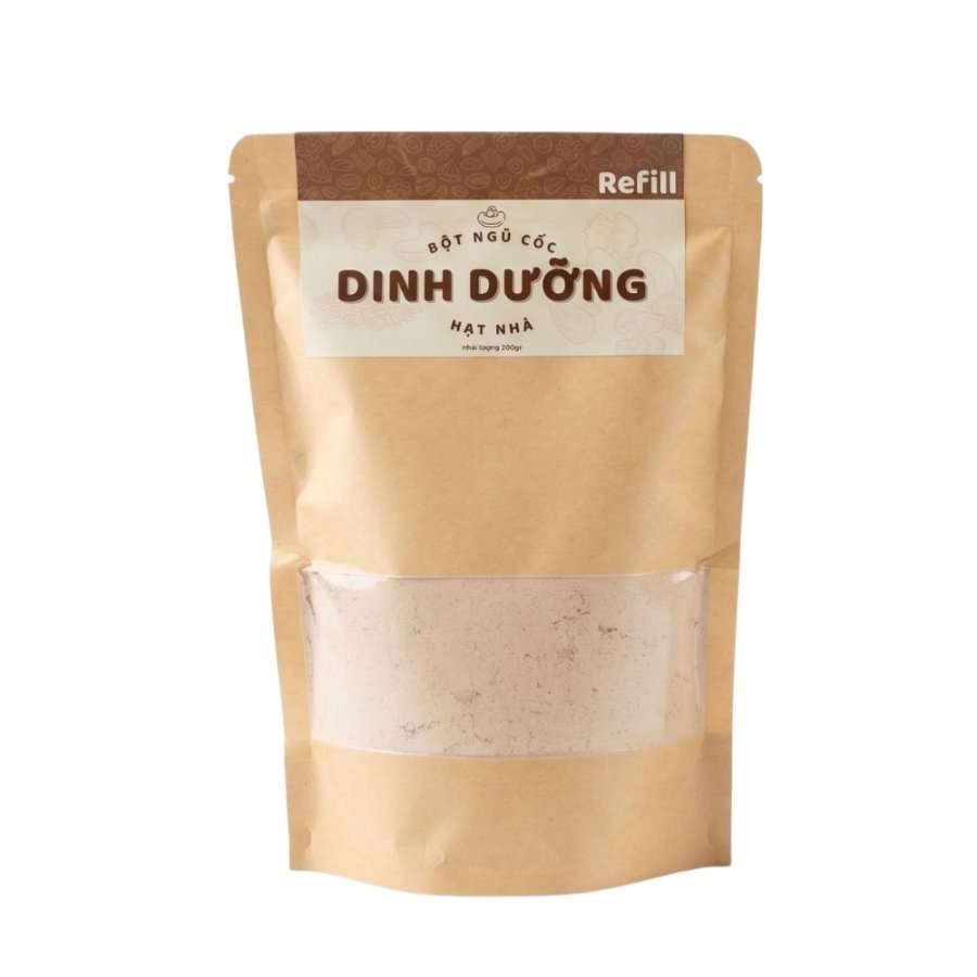 Bột ngũ cốc dinh dưỡng Hạt Nhà túi refill (200gr & 500gr)