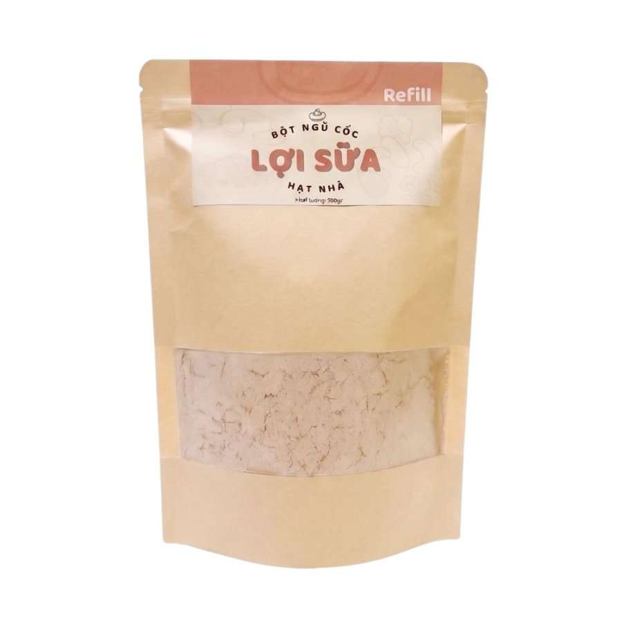 Bột ngũ cốc lợi sữa Hạt Nhà Túi Refill (200gr & 500gr)