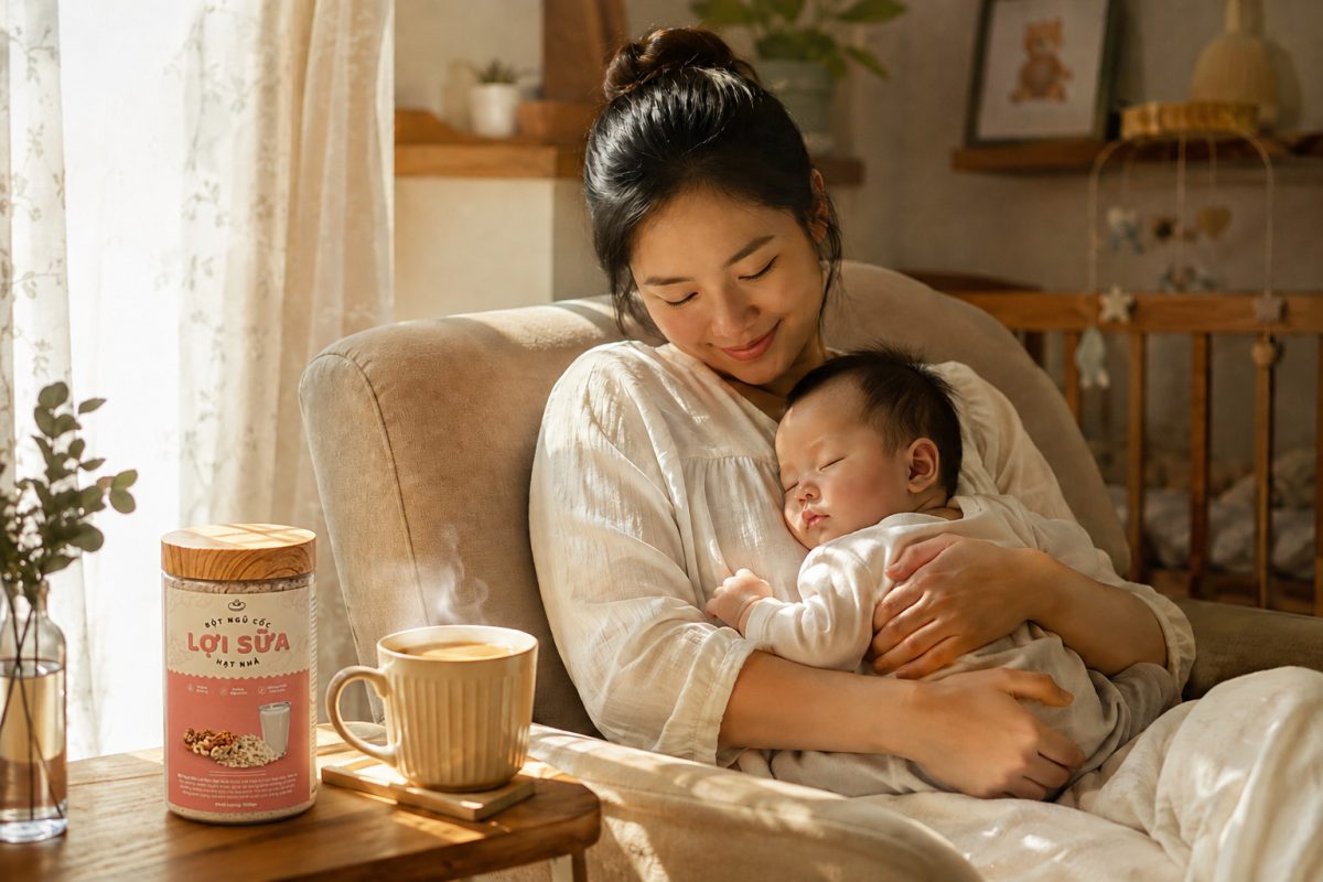 Ngũ cốc lợi sữa là gì